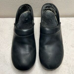 Women’s Dansko Black Leather Shoes - 38